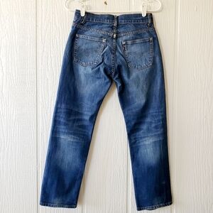 Levi's 541 Athletic Fit Stretchy  Distressed Faded Jeans sz 14